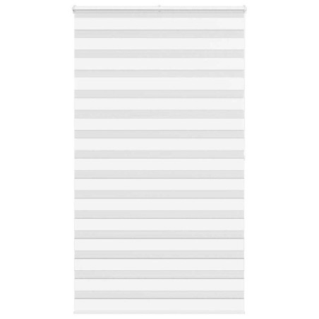 Store zèbre blanc 120x200 cm largeur du tissu 115,9cm polyester 