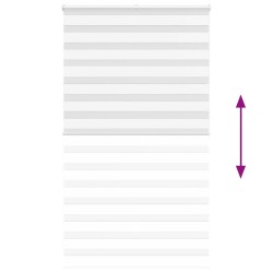 Store zèbre blanc 120x200 cm largeur du tissu 115,9cm polyester 