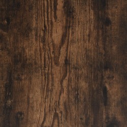 Support de moniteur Chêne fumé 100x24x13 cm Bois d'ingénierie 