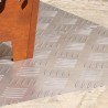 Plaques en Alu Antidérapantes à Motif Losanges - 2 pièces 90x40 cm 