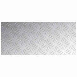 Plaques en Alu Antidérapantes à Motif Losanges - 2 pièces 90x40 cm 