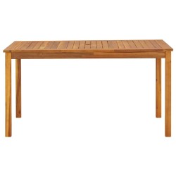 Table de jardin 140x80x74 cm Bois d'acacia massif 