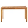 Table de jardin 140x80x74 cm Bois d'acacia massif 