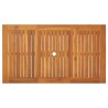 Table de jardin 140x80x74 cm Bois d'acacia massif 