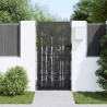 Porte de Jardin Autre Noir 105 x 200 cm Acier peint par poudre 