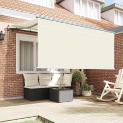 Auvent Rétractable Crème 300 x 200 cm tissu 