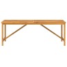 Table à manger de jardin 200x90x74 cm bois d'acacia solide 