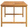 Table à manger de jardin 200x90x74 cm bois d'acacia solide 