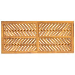 Table à manger de jardin 200x90x74 cm bois d'acacia solide 