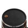 Tonneau à vin avec robinet Pin massif 35 L 