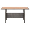 Table de jardin Gris 120x70x66 cm Bois d'acacia massif 
