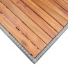 Table de jardin Gris 120x70x66 cm Bois d'acacia massif 