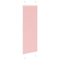 Store plissé rose 45x100 cm largeur du tissu 44,4 cm polyester 