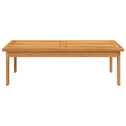Table de jardin 100x60x30 cm bois d'acacia solide 