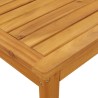Table de jardin 100x60x30 cm bois d'acacia solide 