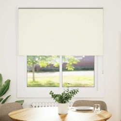 Store enrouleur occultant blanc cassé 140x175 cm largeur tissu 