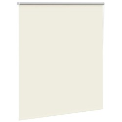 Store enrouleur occultant blanc cassé 140x175 cm largeur tissu 
