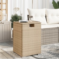 Table de couverture de bouteille de propane beige 40x40x60 cm 
