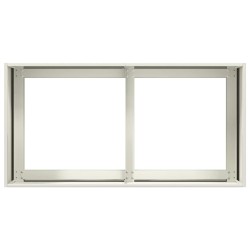 Jardinière blanc 80x40x40 cm acier laminé à froid 