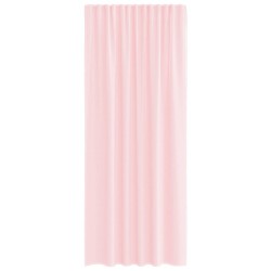 Rideaux en voile avec passe-tringles 2 pcs rose clair 