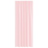 Rideaux en voile avec passe-tringles 2 pcs rose clair 