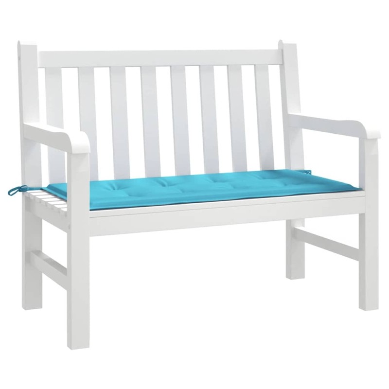 Coussin de Banc de Jardin Turquoise 100x50x4 cm Tissu Oxford 
