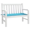 Coussin de Banc de Jardin Turquoise 100x50x4 cm Tissu Oxford 
