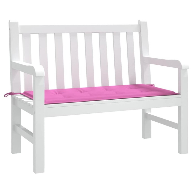 Coussin de Banc de Jardin Rosa - 100x50x4 cm, Tissu Oxford 