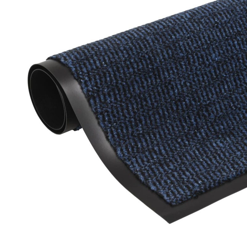 Paillasson rectangulaire 80 x 120 cm Bleu 