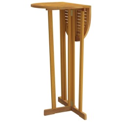 Table de bar 90x65x105 cm Bois de teck solide 