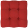Pouf palette de jardin noir bois de pin imprégné 