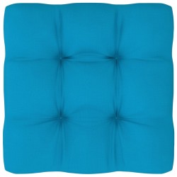 Pouf palette de jardin noir bois de pin imprégné 