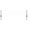 Poteaux de Clôture 5 pcs U-Channel Gris 40 cm Acier 