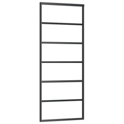 Porte coulissante avec kit de quincaillerie 76x205 cm Verre ESG 
