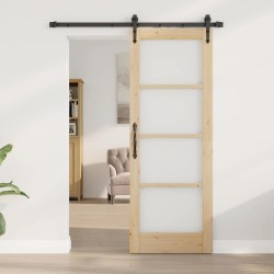 Porte coulissante avec kit de quincaillerie 'ORKDAL'73,5 x 198,5 cm 