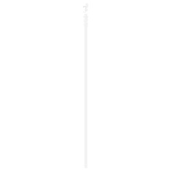 Porte coulissante avec matériel blanc 93x202 cm bois massif pin 