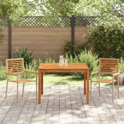 Ensemble de salle à manger de jardin beige 3 pcs Beige 
