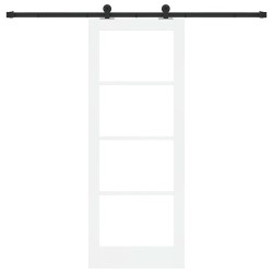 Porte coulissante avec kit matériel 'ORKDAL'blanche 78x202 cm 