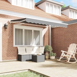 Store électrique rétractable 3,5 x 2 m en métal 
