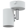 Projecteur de plafond 1 voie ajustable blanc E27 