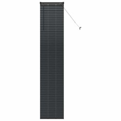 Store de Fenêtre avec des rideaux Autre Noir 40 x 220 cm Aluminium 