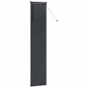 Store de Fenêtre avec des rideaux Autre Noir 40 x 220 cm Aluminium 