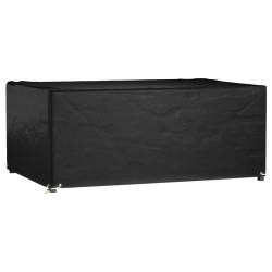 Housse de salon de jardin 8 œillets 180x122x75 cm rectangulaire 