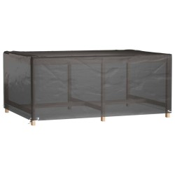 Housse de salon de jardin 8 œillets 180x122x75 cm rectangulaire 