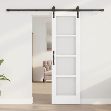 Porte Coulissante avec Ensemble Quincaillerie 'ORKDAL'Blanche 61x198.5 cm 