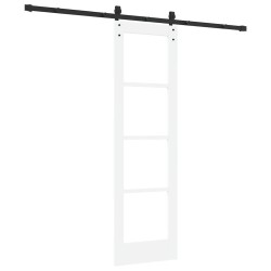 Porte Coulissante avec Ensemble Quincaillerie 'ORKDAL'Blanche 61x198.5 cm 