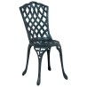 Ensemble Bistro de Jardin en Aluminium Couleur Verte 3 Pièces vidaXL 