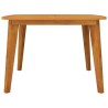 Table de jardin 110x110x75 cm Bois d'acacia solide 