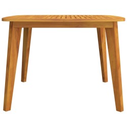 Table de jardin 110x110x75 cm Bois d'acacia solide 