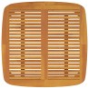 Table de jardin 110x110x75 cm Bois d'acacia solide 